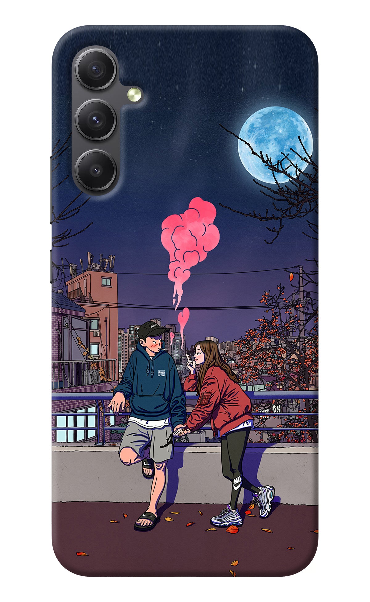 Chilling Couple Samsung A34 5G Back Cover