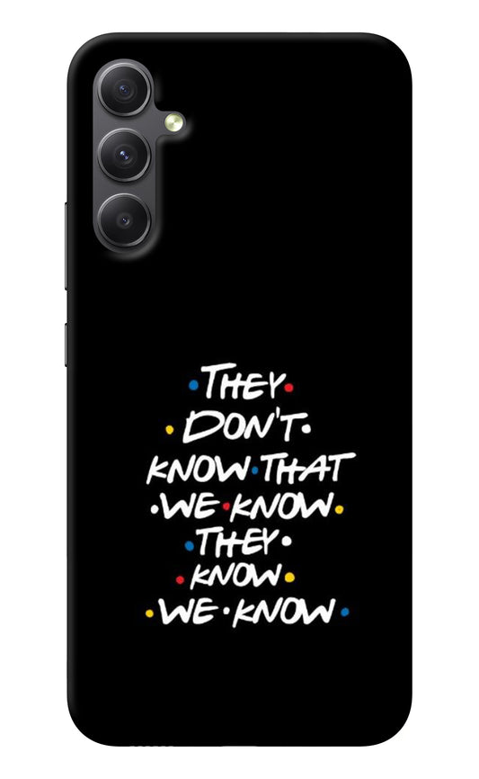 FRIENDS Dialogue Samsung A34 5G Back Cover