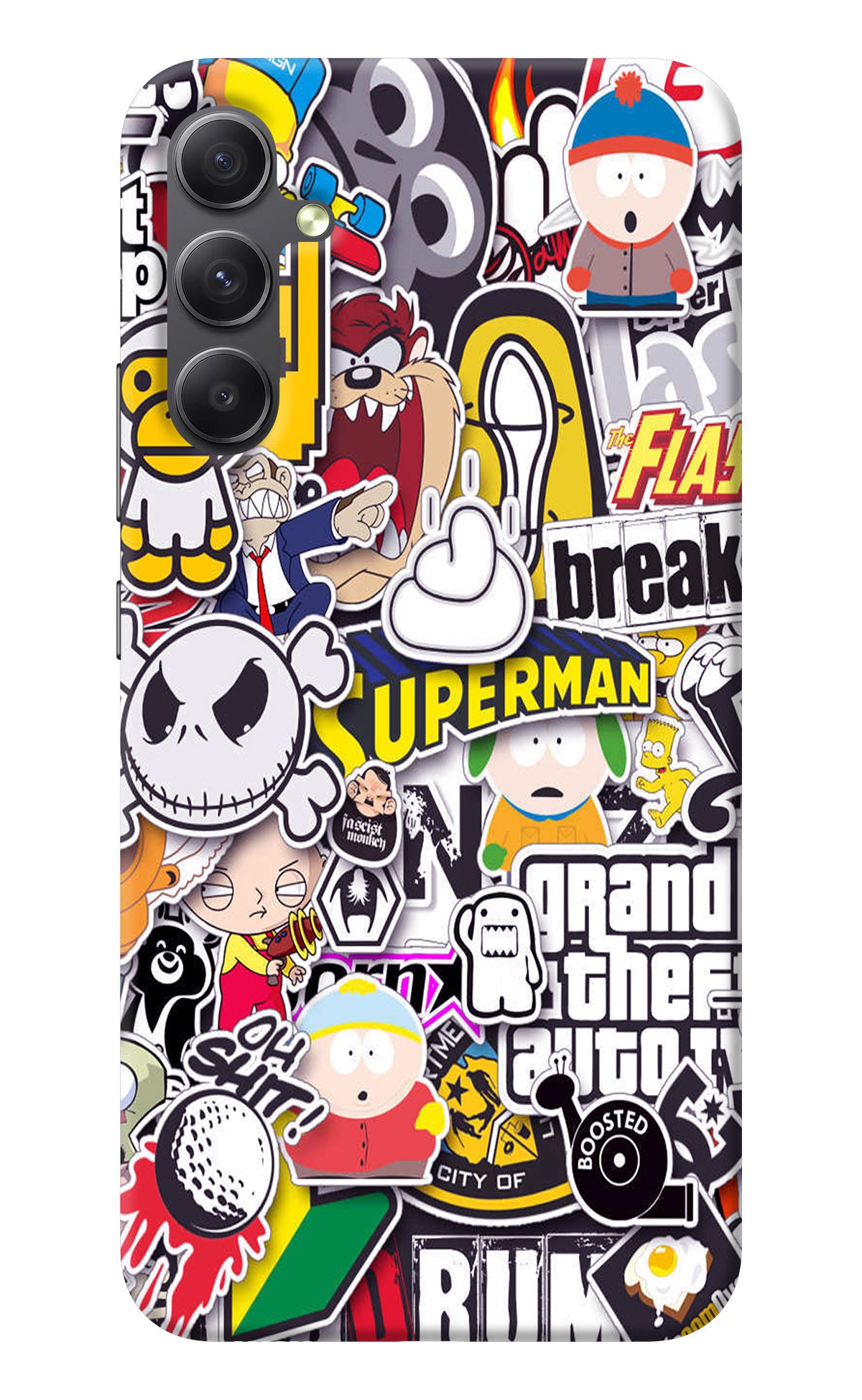 Sticker Bomb Samsung A34 5G Back Cover