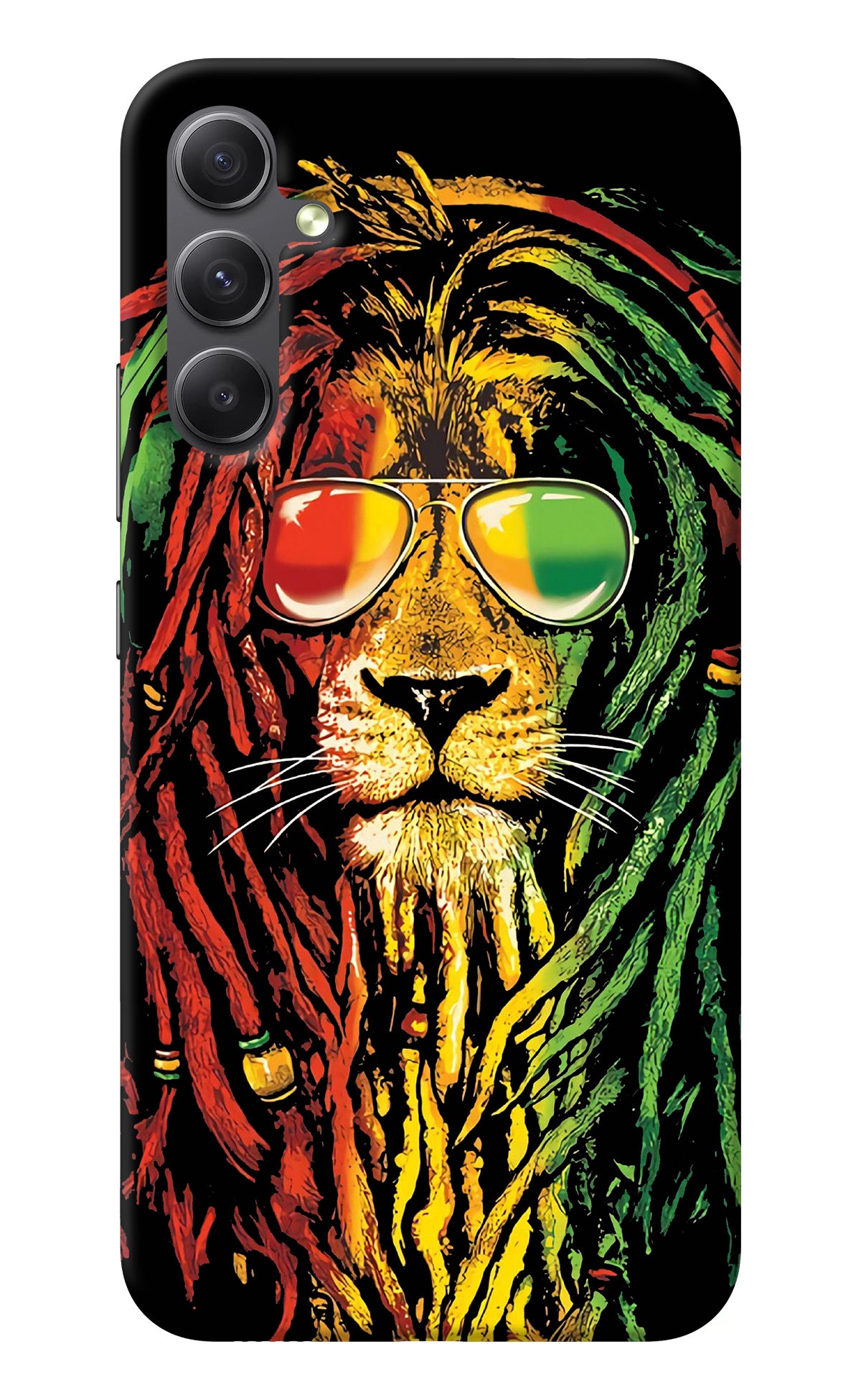 Rasta Lion Samsung A34 5G Back Cover