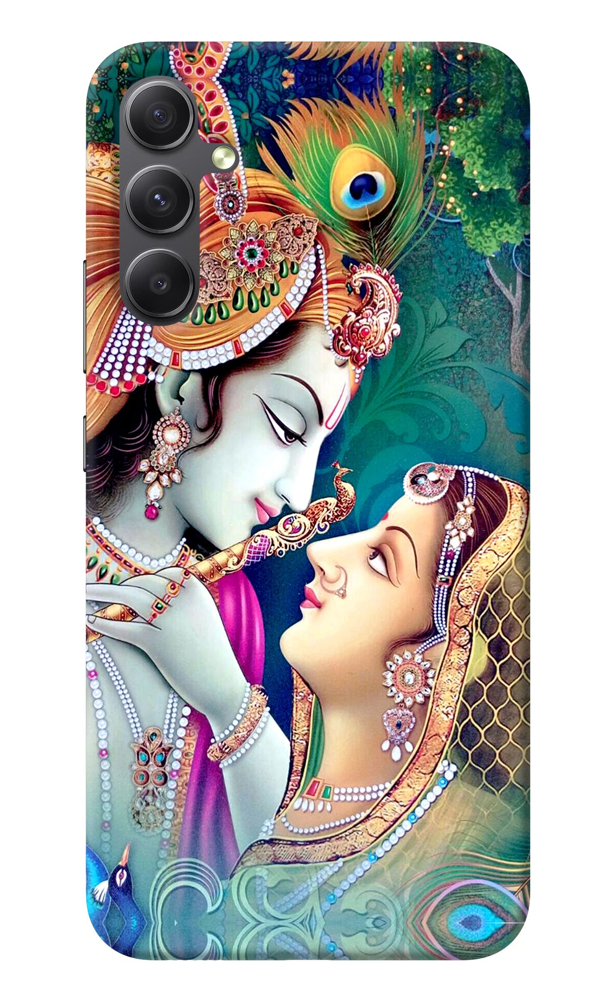 Lord Radha Krishna Samsung A34 5G Back Cover