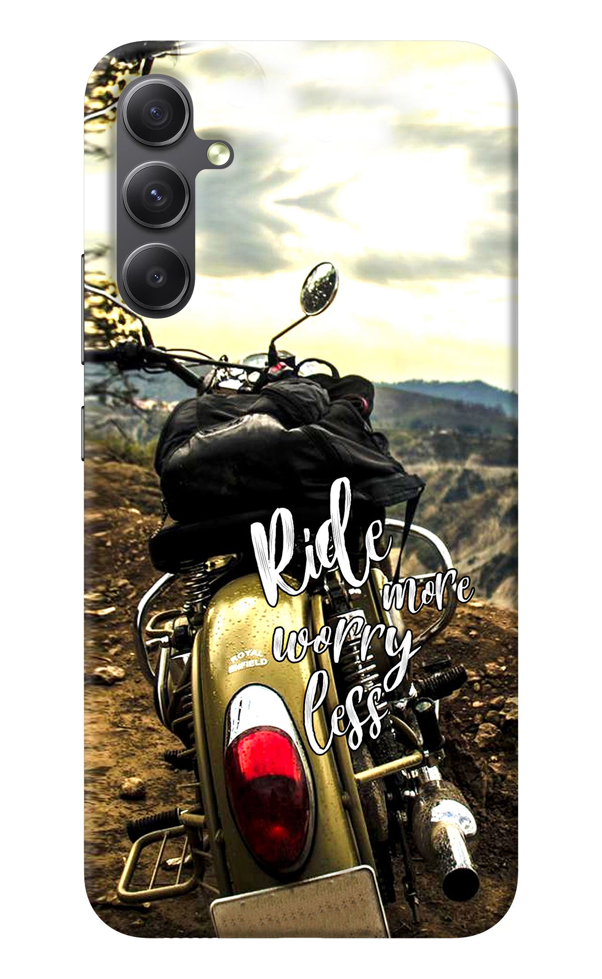 Ride More Worry Less Samsung A34 5G Back Cover