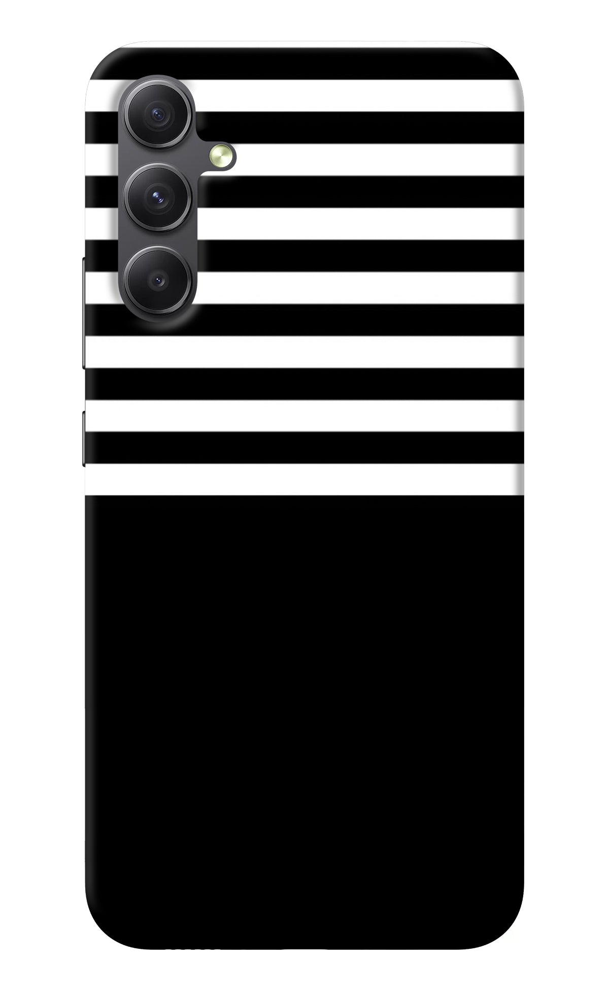 Black and White Print Samsung A34 5G Back Cover