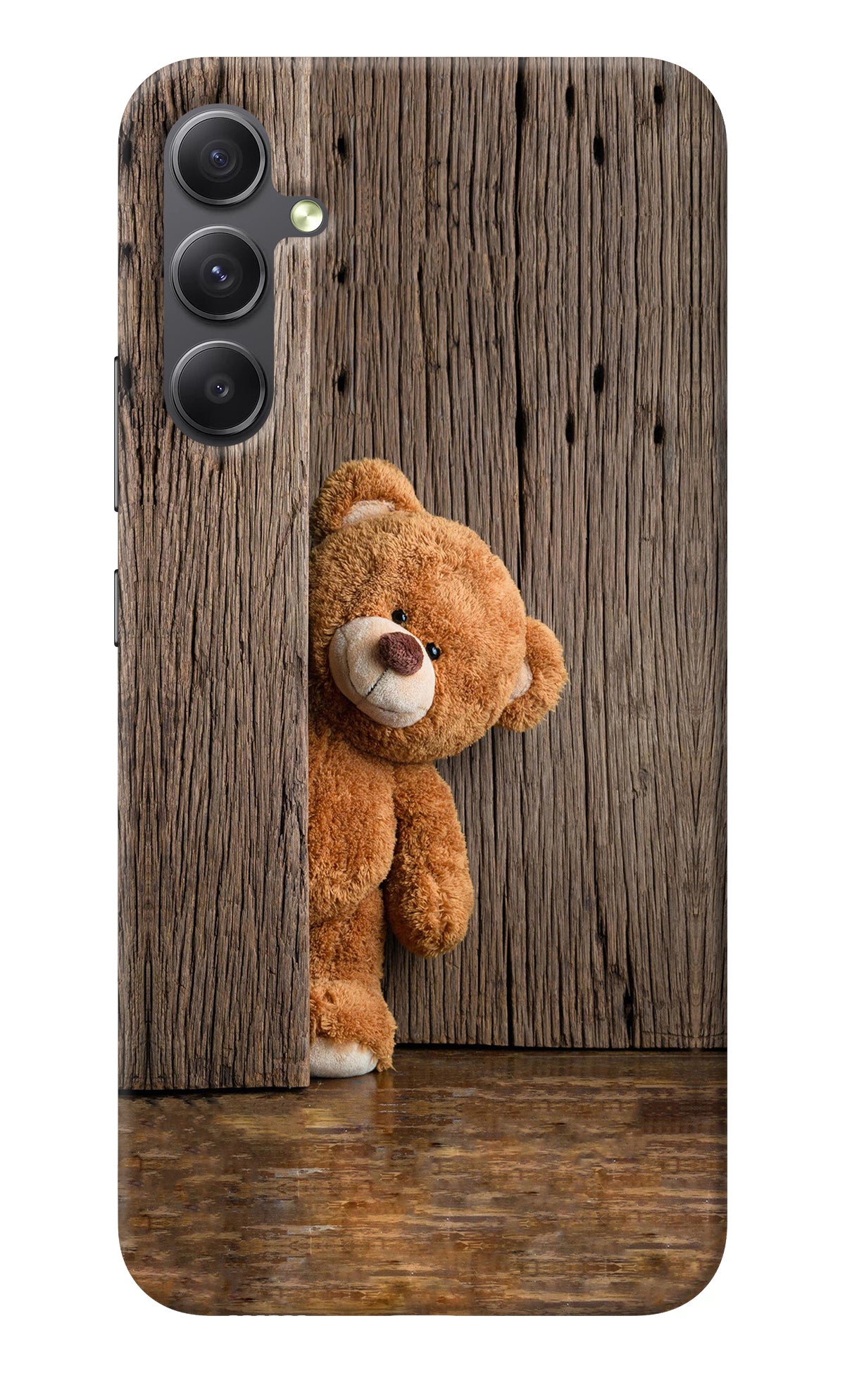 Teddy Wooden Samsung A34 5G Back Cover