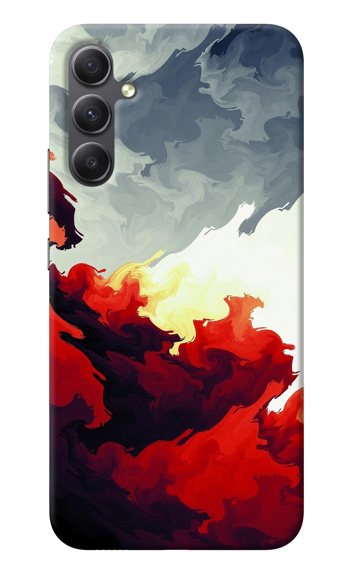 Fire Cloud Samsung A34 5G Back Cover