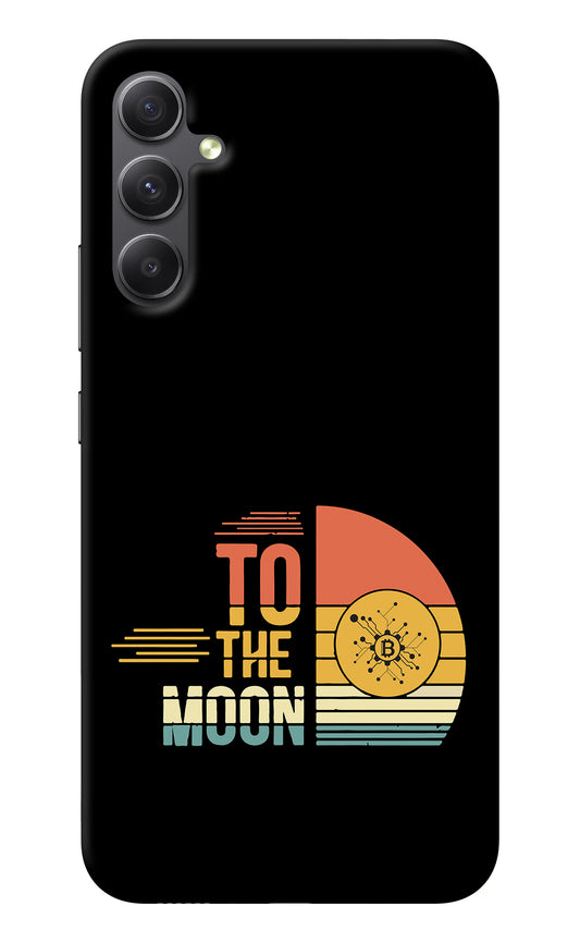 To the Moon Samsung A34 5G Back Cover