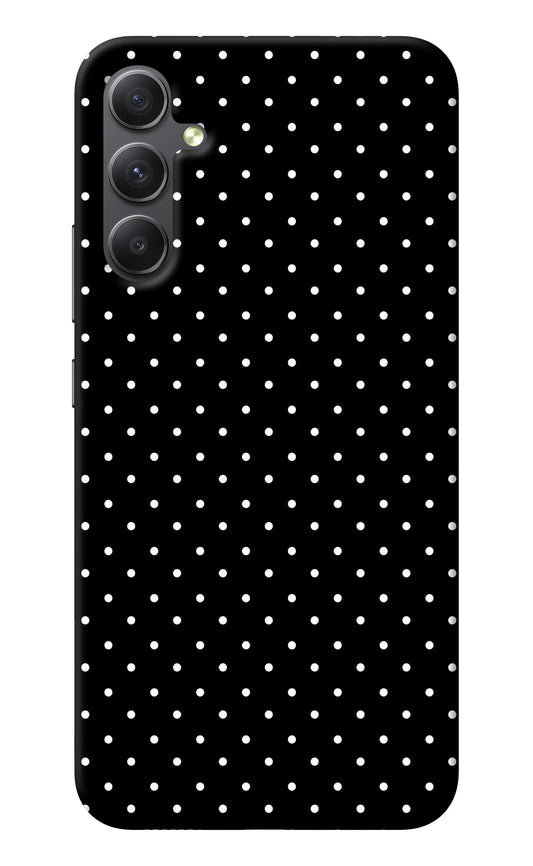 White Dots Samsung A34 5G Back Cover