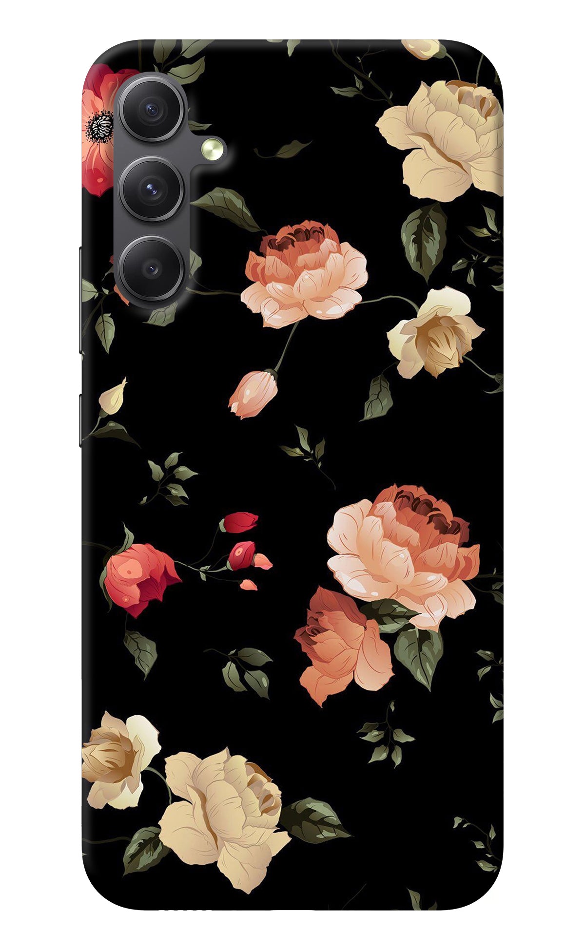 Flowers Samsung A34 5G Back Cover