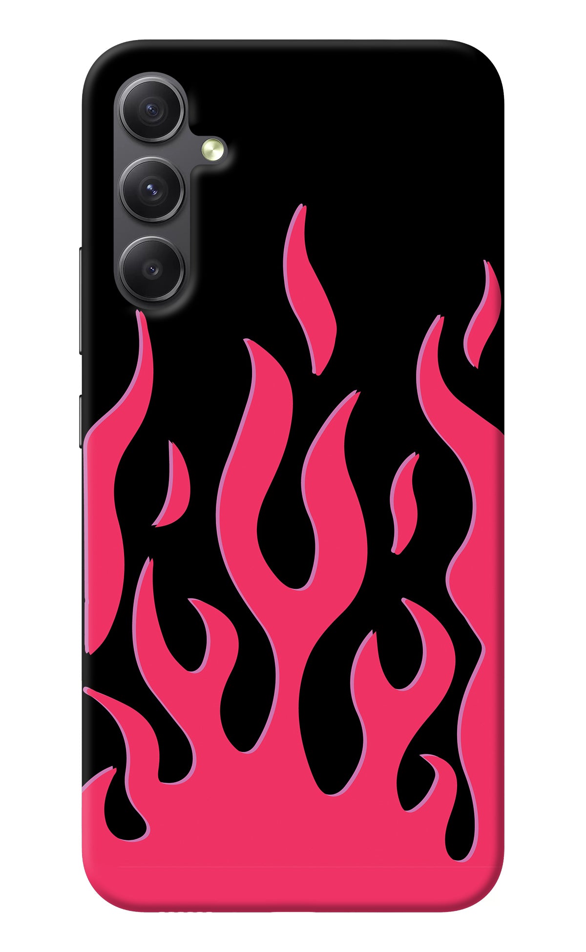 Fire Flames Samsung A34 5G Back Cover