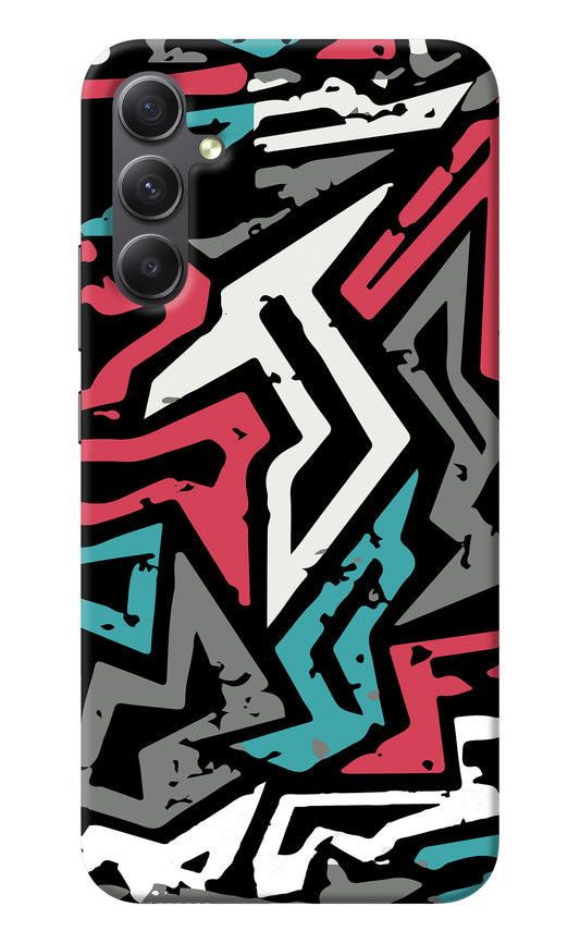 Geometric Graffiti Samsung A34 5G Back Cover