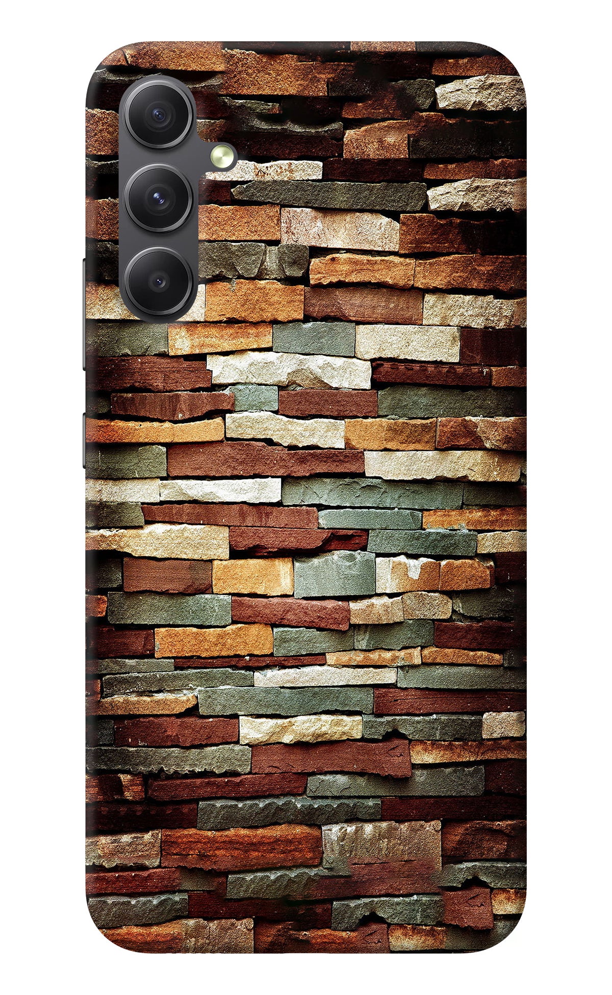 Bricks Pattern Samsung A34 5G Back Cover