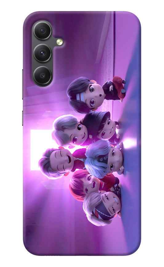 BTS Chibi Samsung A34 5G Back Cover