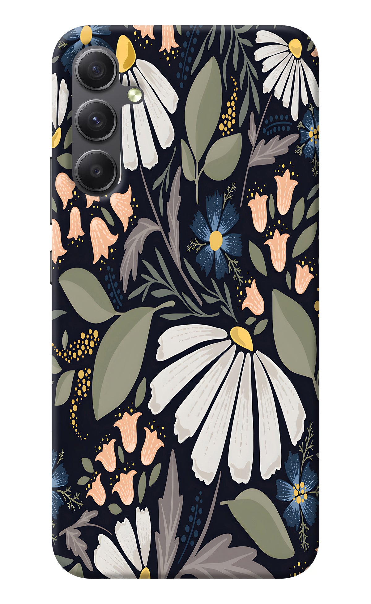 Flowers Art Samsung A34 5G Back Cover