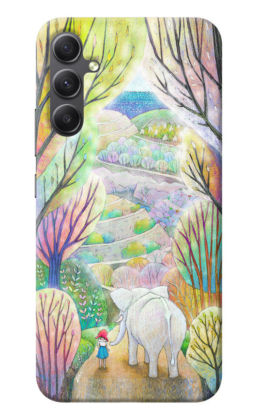 Nature Painting Samsung A34 5G Back Cover