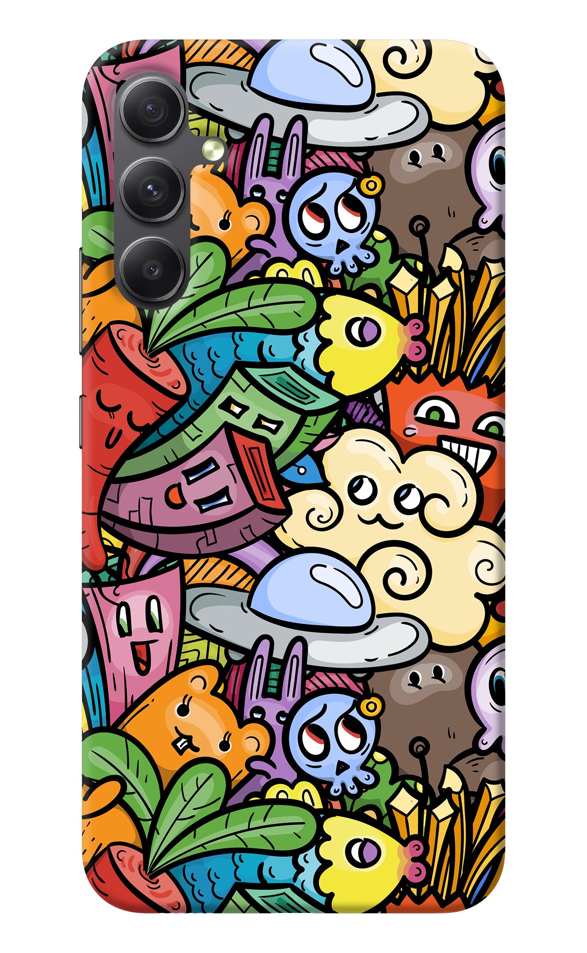 Veggie Doodle Samsung A34 5G Back Cover