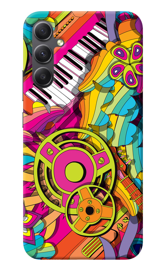 Music Doodle Samsung A34 5G Back Cover