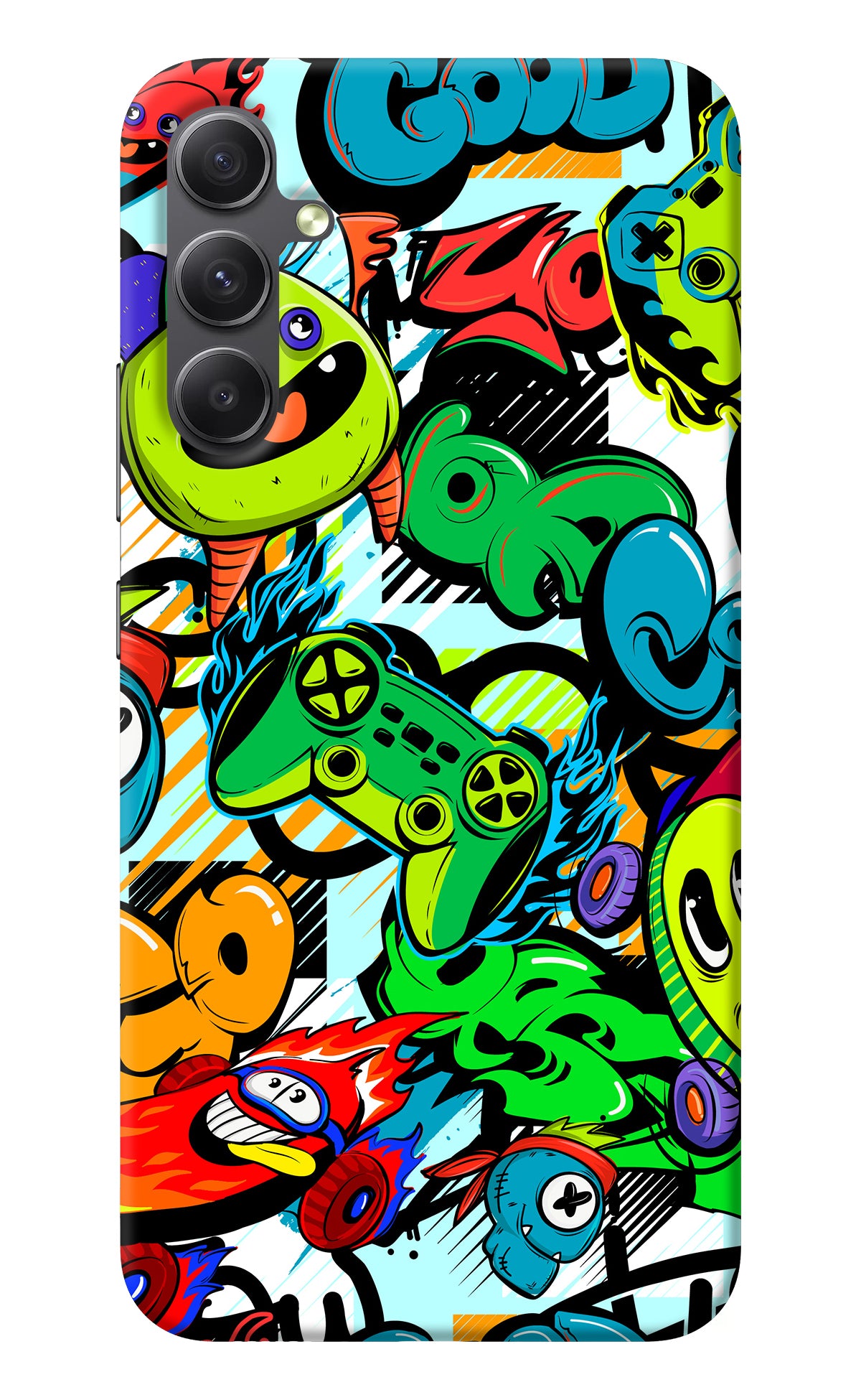 Game Doodle Samsung A34 5G Back Cover