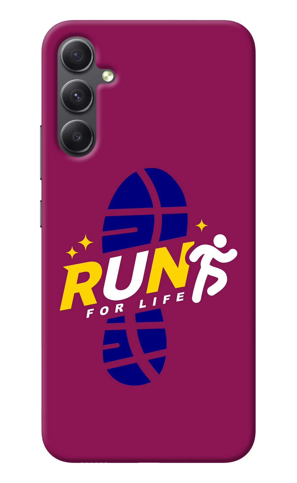 Run for Life Samsung A34 5G Back Cover