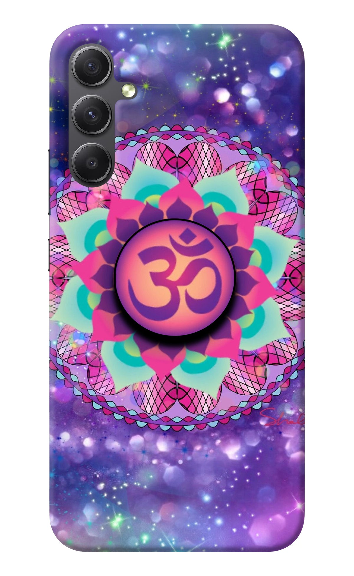 Om Purple Samsung A34 5G Pop Case