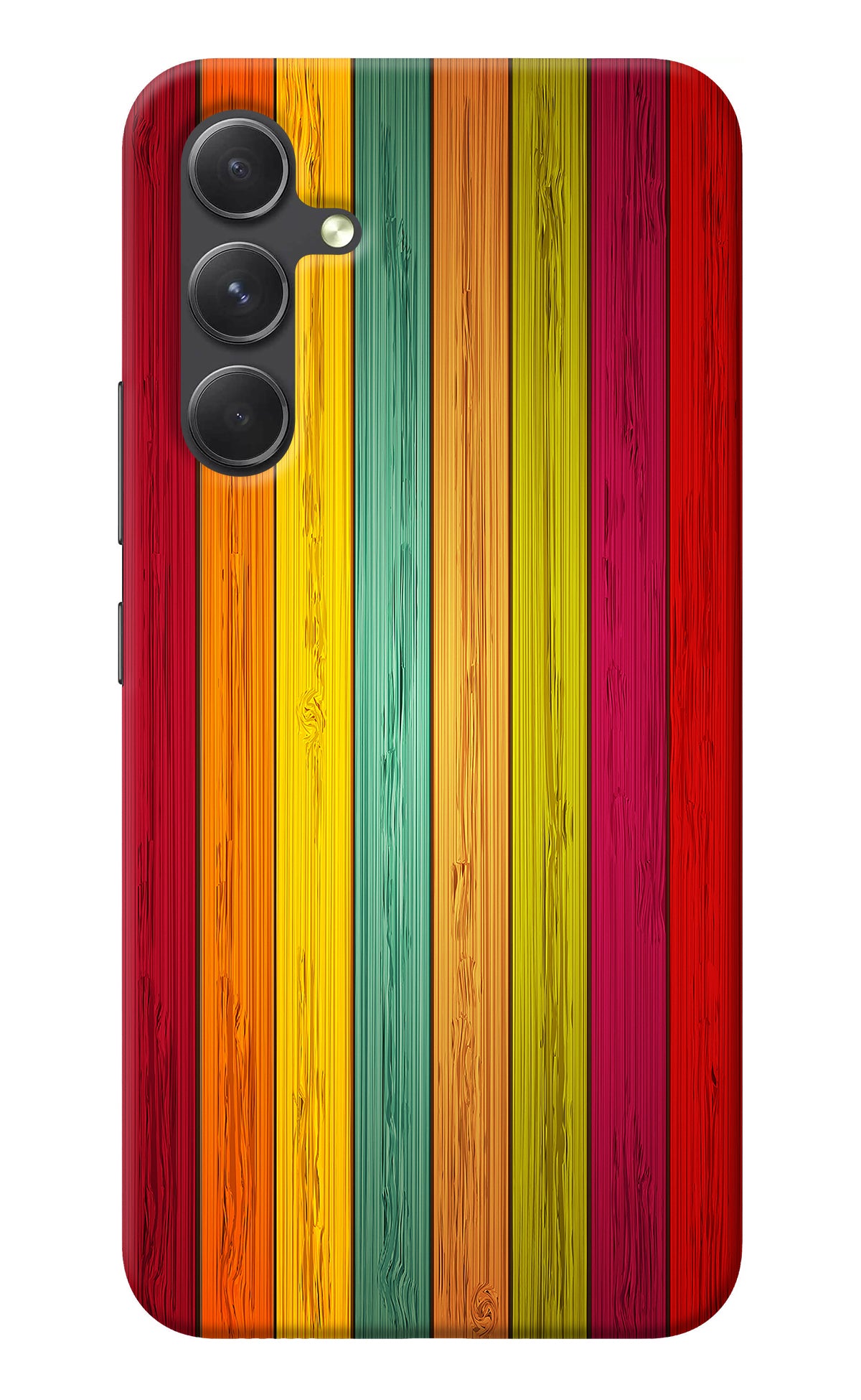 Multicolor Wooden Samsung A54 5G Back Cover