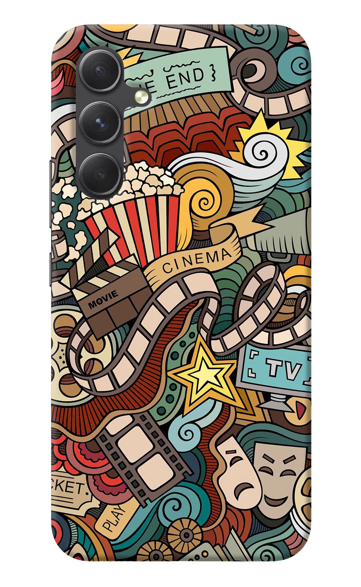 Cinema Abstract Samsung A54 5G Back Cover