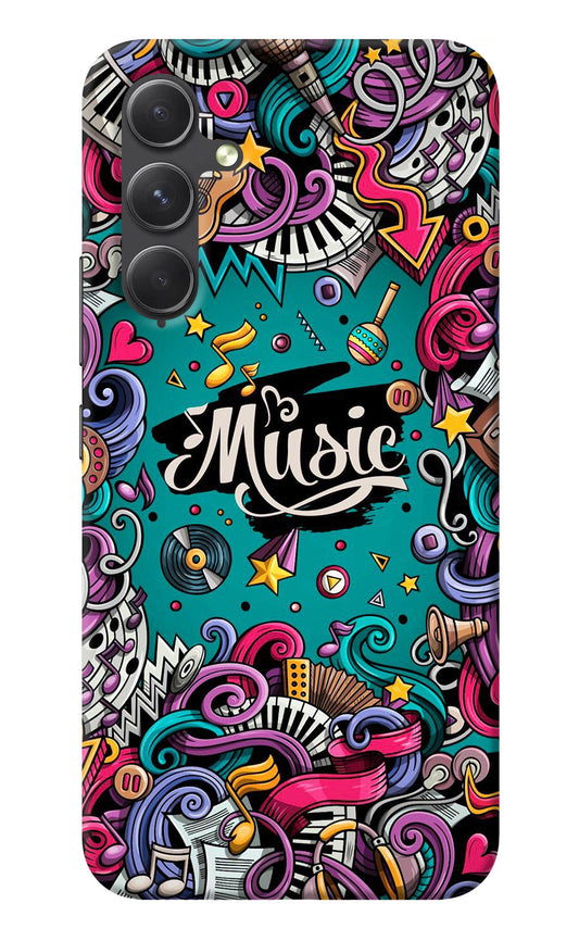 Music Graffiti Samsung A54 5G Back Cover