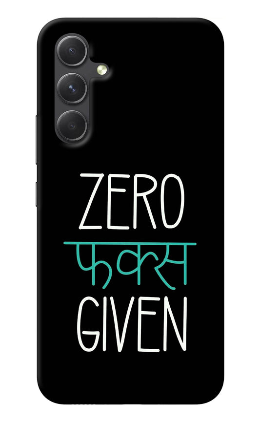 Zero Fucks Given Samsung A54 5G Back Cover