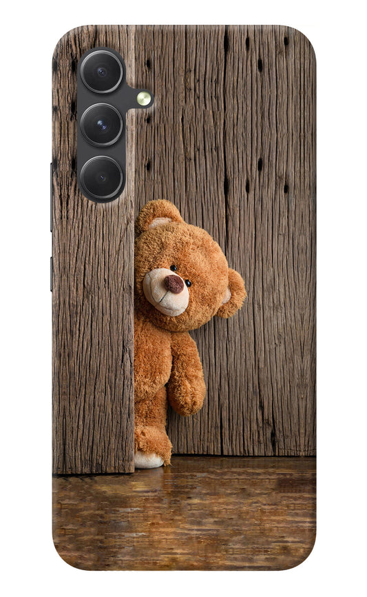 Teddy Wooden Samsung A54 5G Back Cover