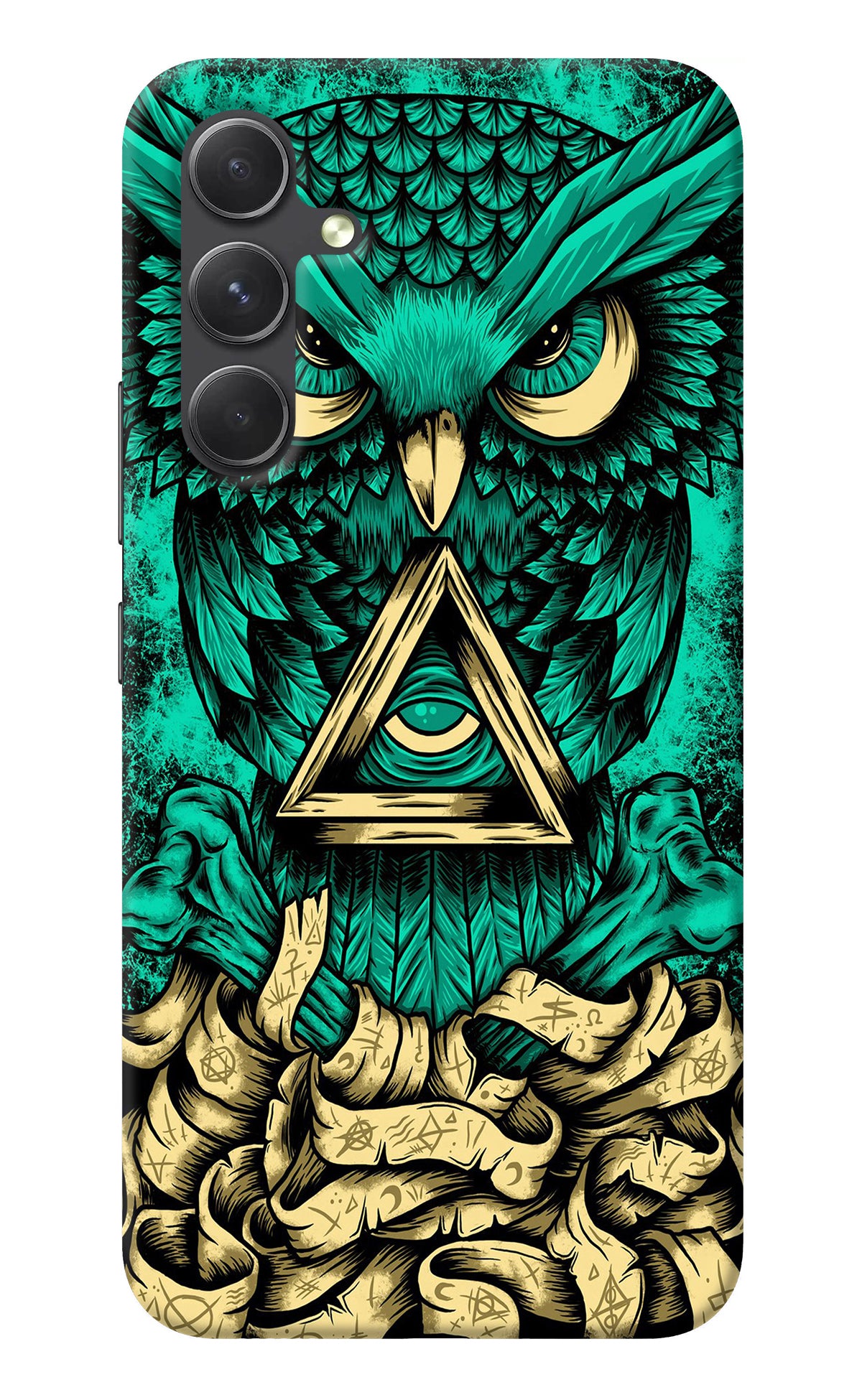 Green Owl Samsung A54 5G Back Cover