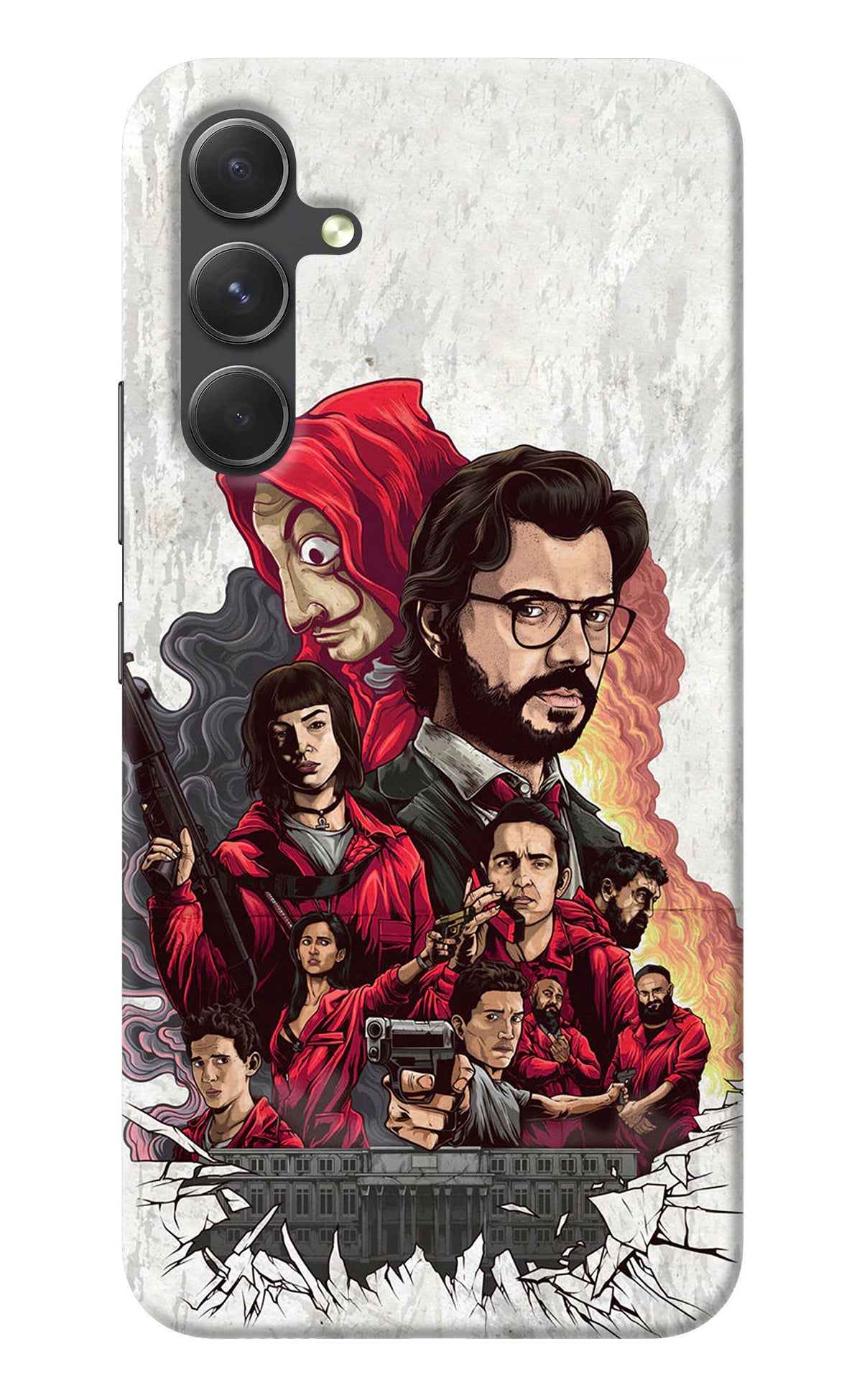 Money Heist Artwork Samsung A54 5G Back Cover