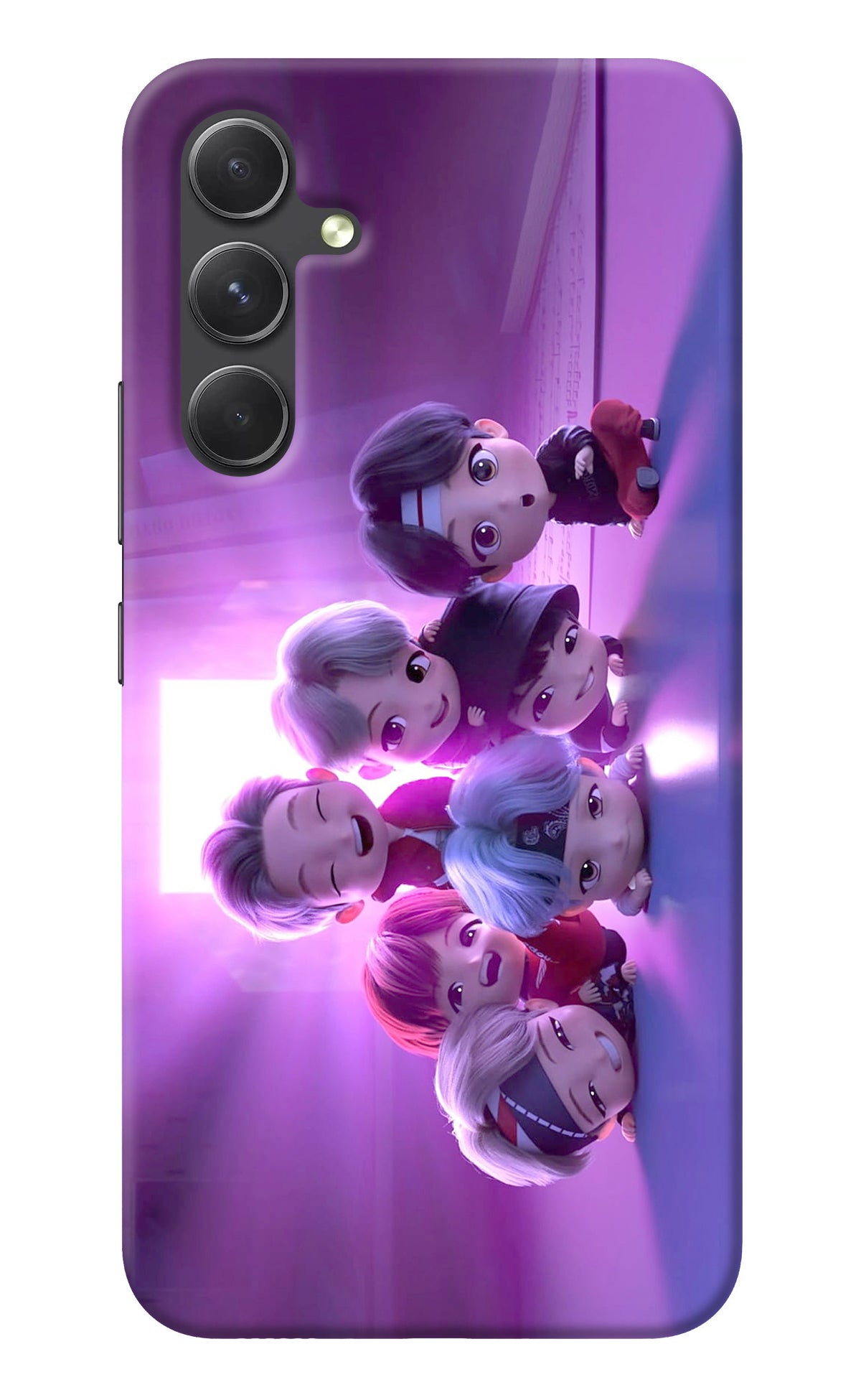 BTS Chibi Samsung A54 5G Back Cover