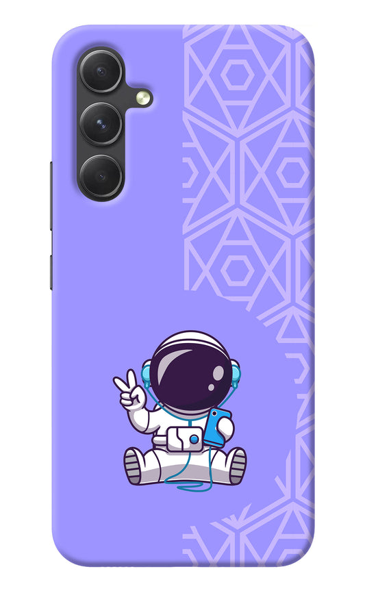 Cute Astronaut Chilling Samsung A54 5G Back Cover