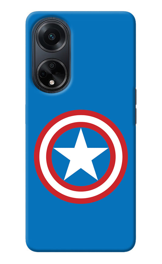 Captain America Logo Oppo F23 Back Cover