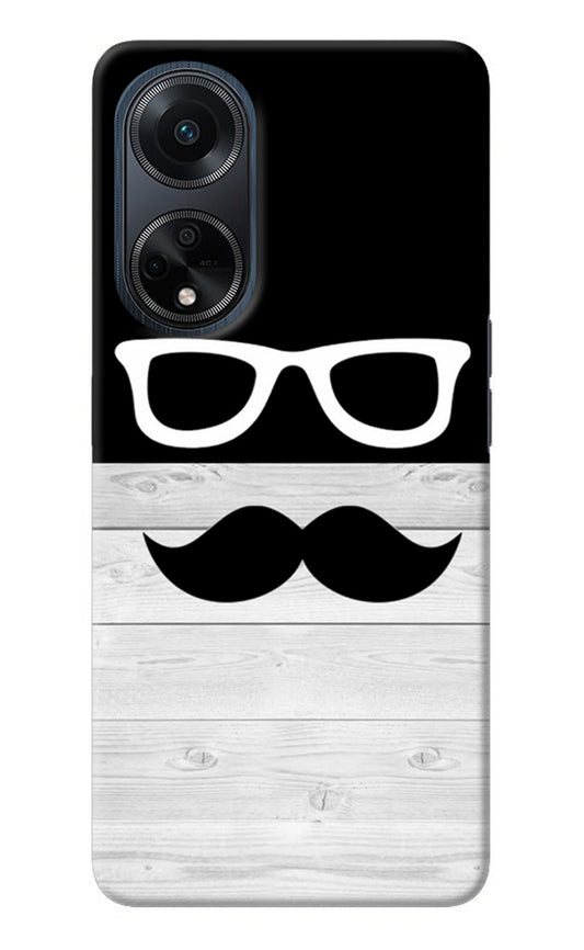 Mustache Oppo F23 Back Cover