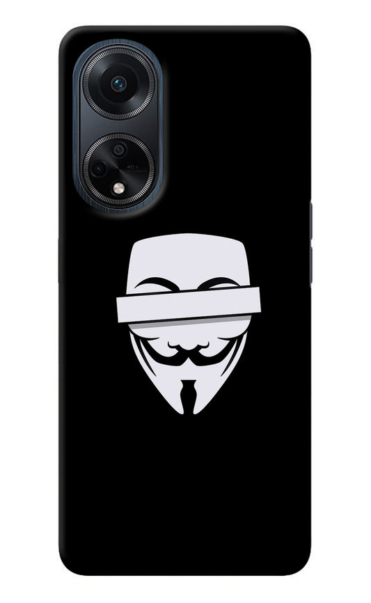 Anonymous Face Oppo F23 Back Cover