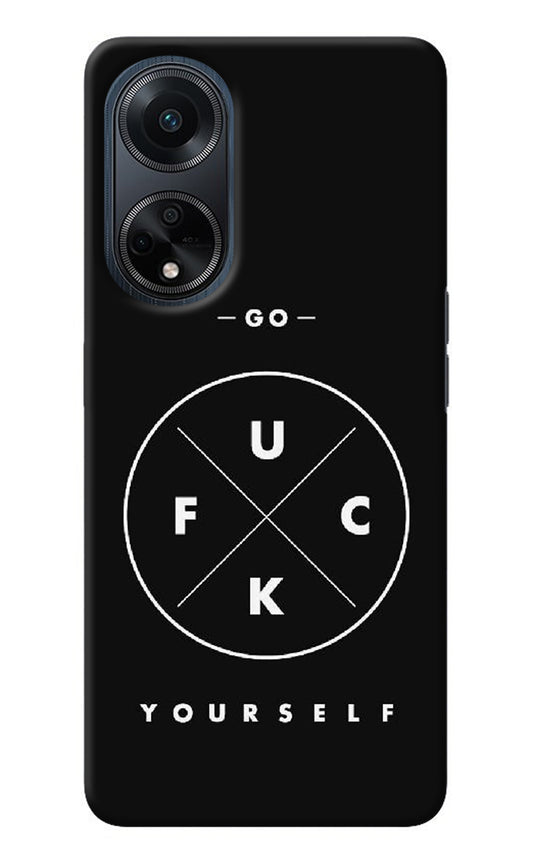 Go Fuck Yourself Oppo F23 Back Cover