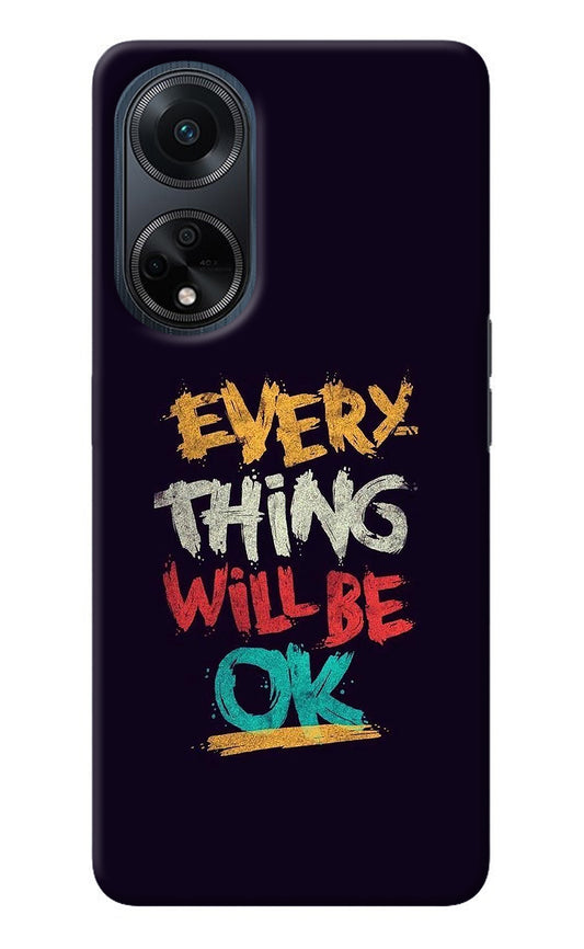 Everything Will Be Ok Oppo F23 Back Cover