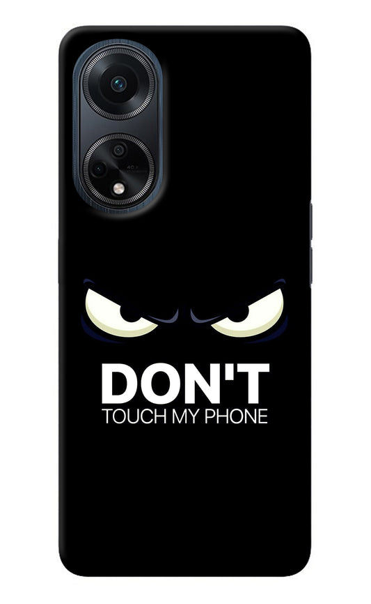 Don'T Touch My Phone Oppo F23 Back Cover