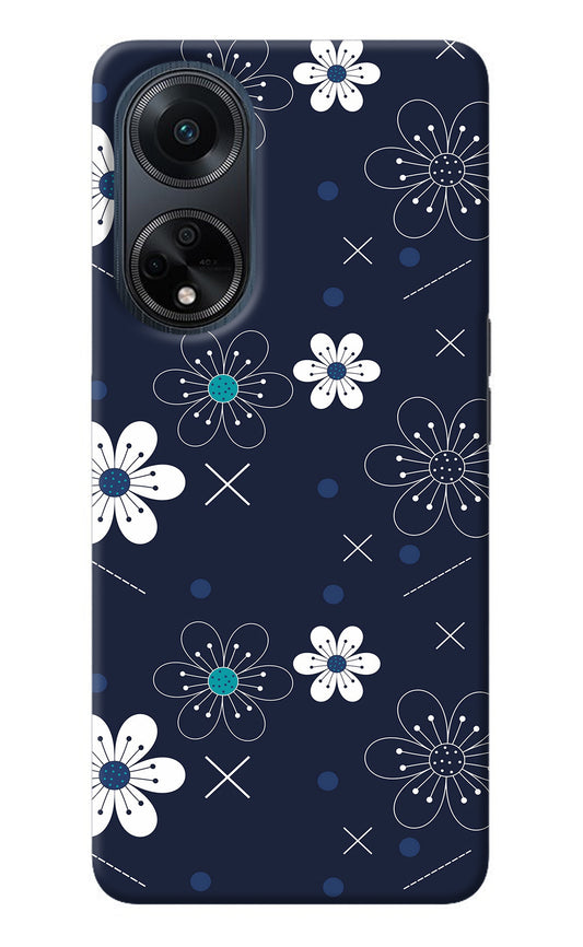 Flowers Oppo F23 Back Cover