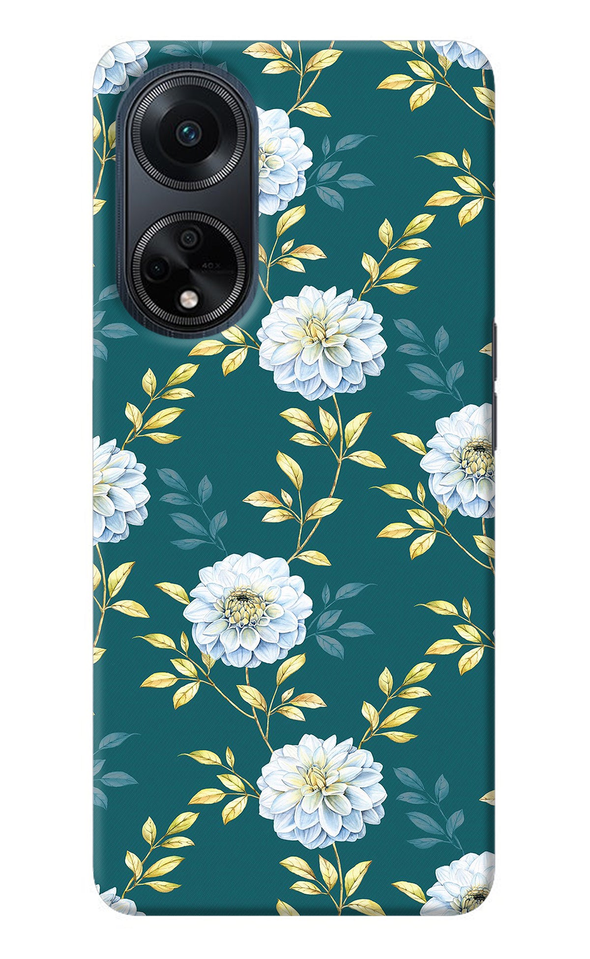 Flowers Oppo F23 Back Cover