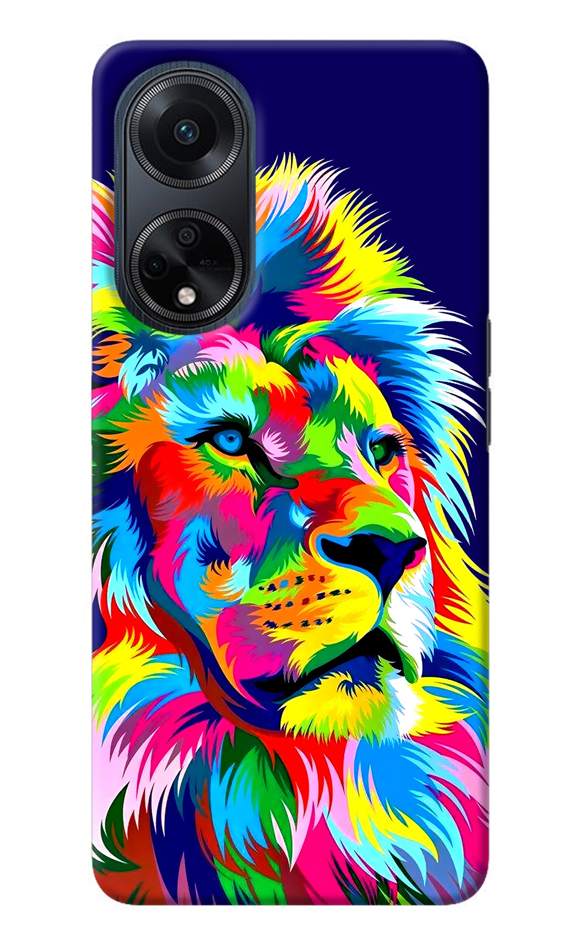 Vector Art Lion Oppo F23 Back Cover