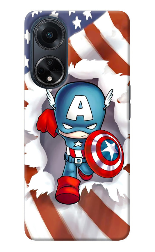 Captain America Oppo F23 Back Cover