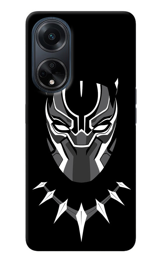 Black Panther Oppo F23 Back Cover