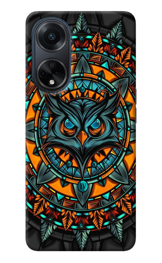 Angry Owl Art Oppo F23 Back Cover