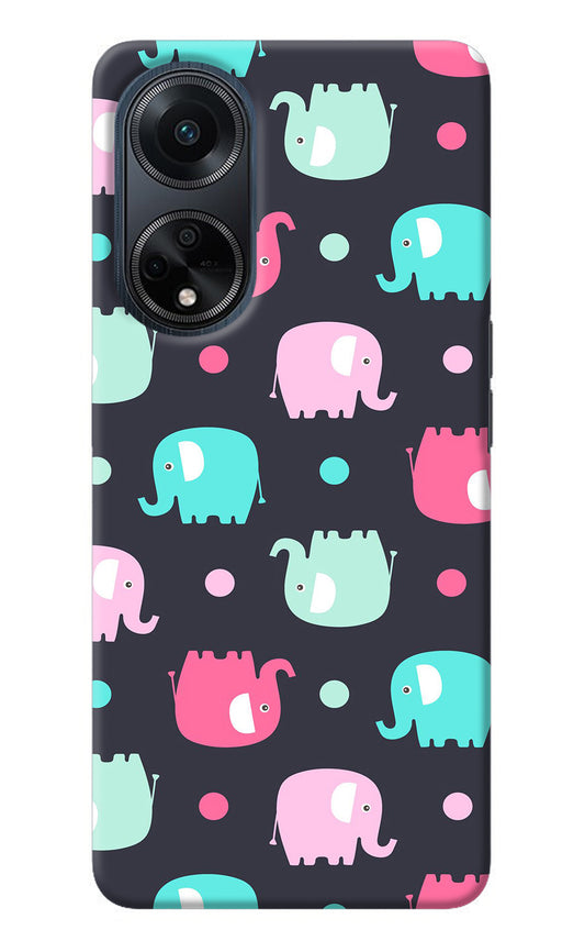 Elephants Oppo F23 Back Cover