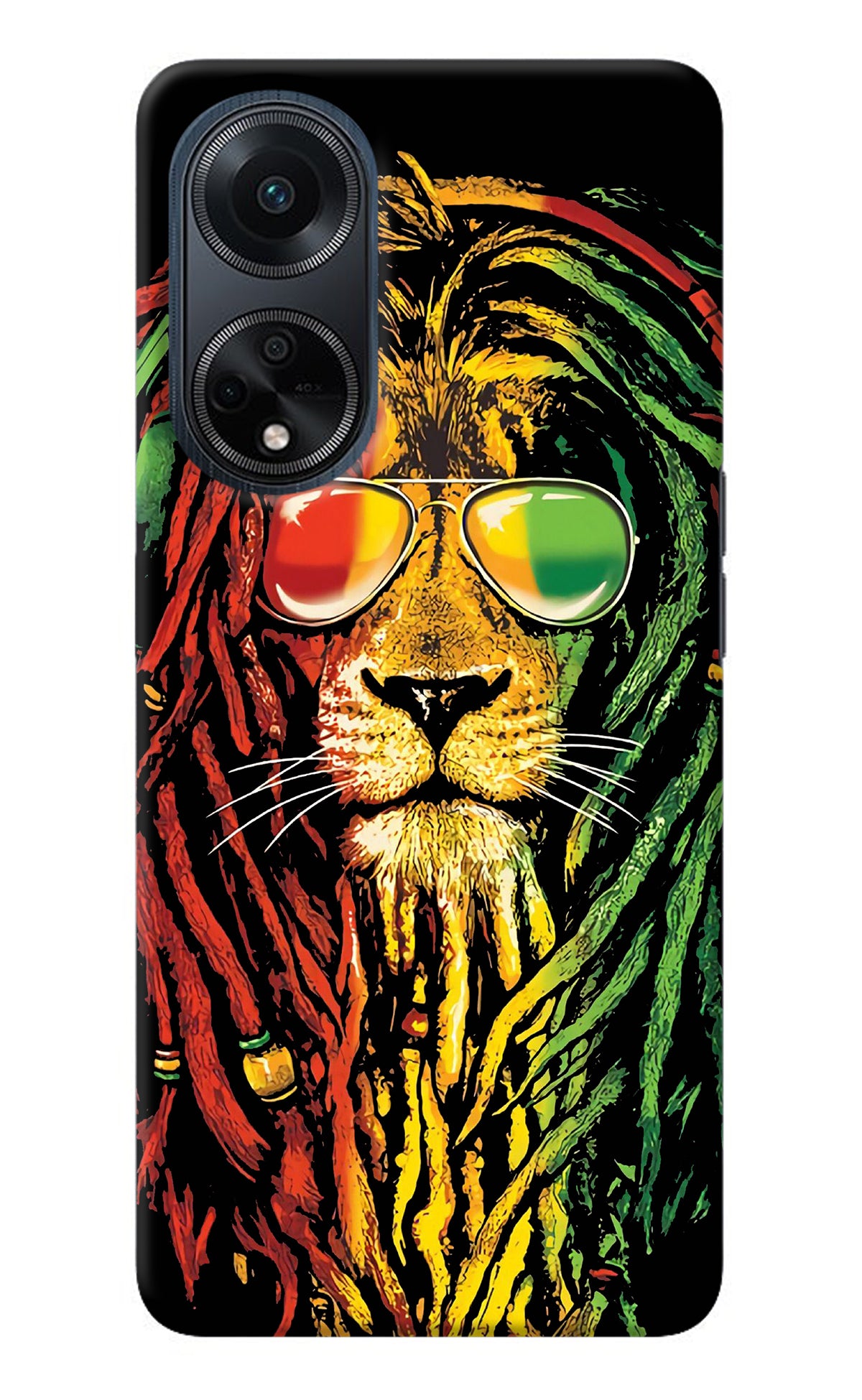 Rasta Lion Oppo F23 Back Cover