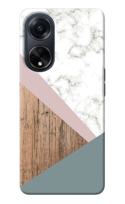 Marble wood Abstract Oppo F23 Back Cover