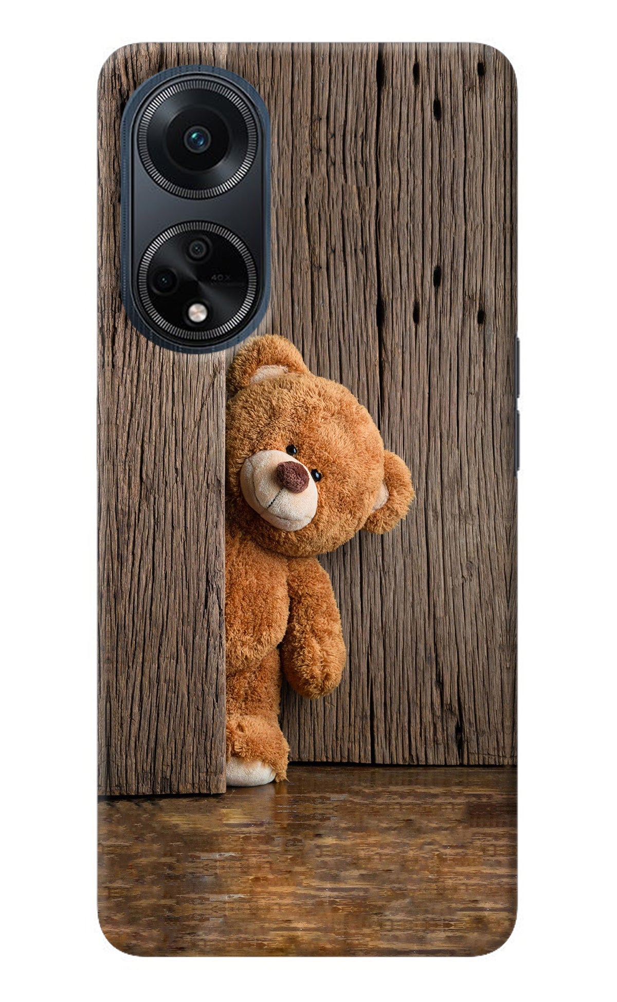 Teddy Wooden Oppo F23 Back Cover