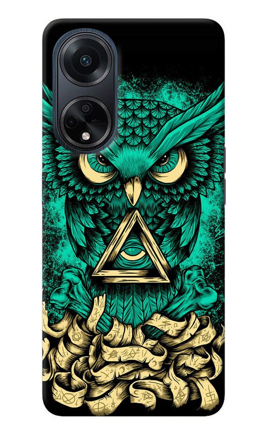 Green Owl Oppo F23 Back Cover