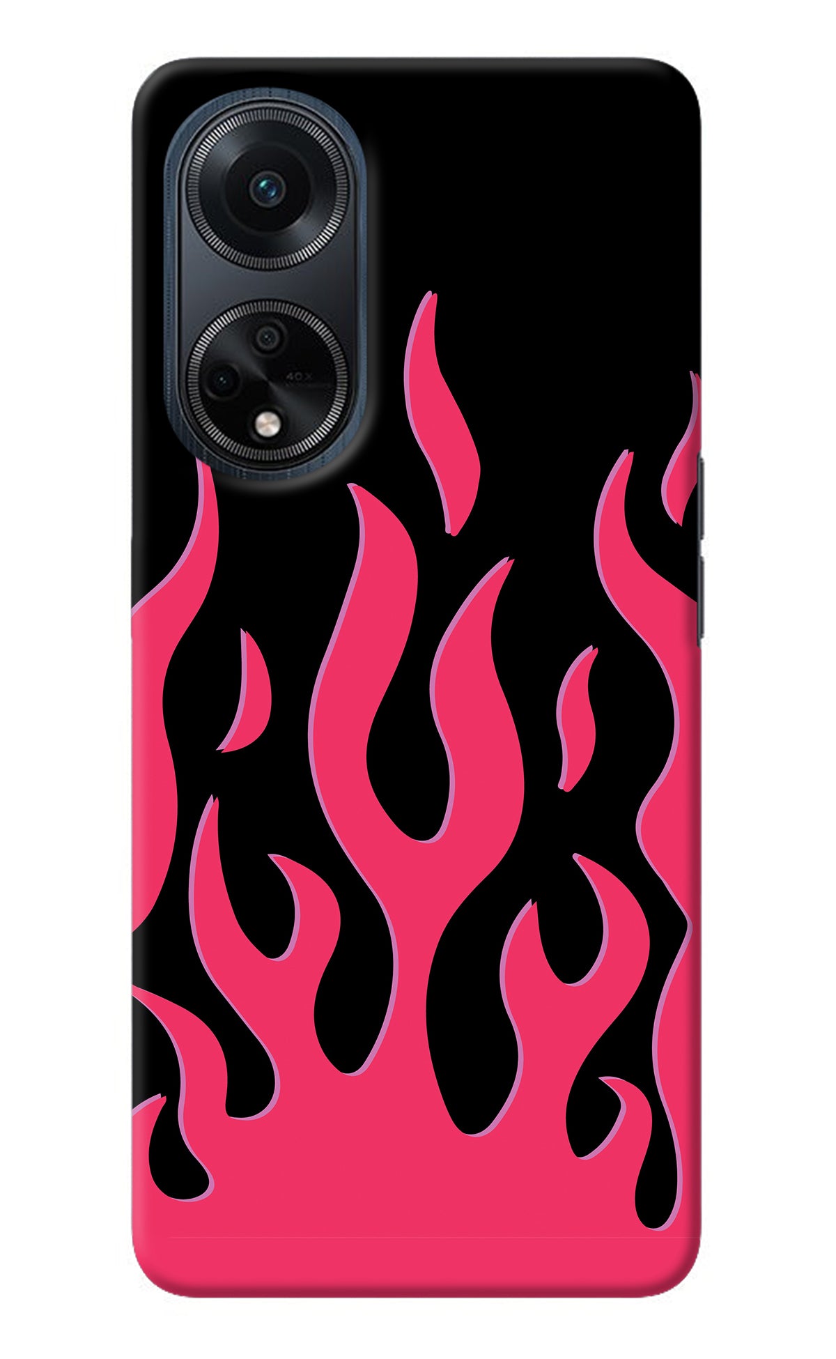 Fire Flames Oppo F23 Back Cover